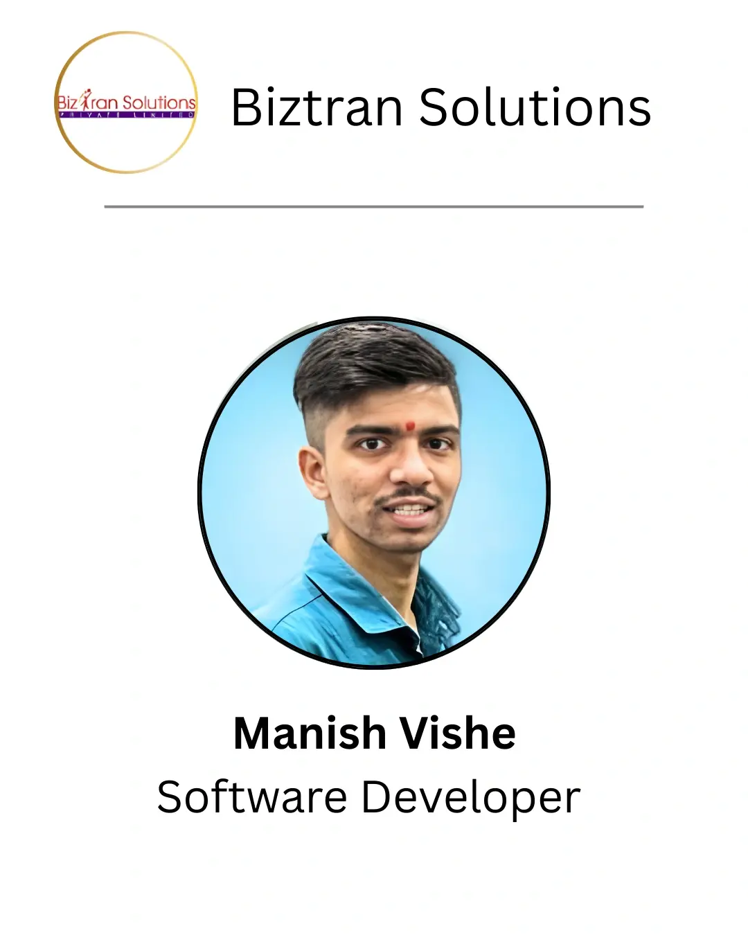 Manish Vishe - Software Developer